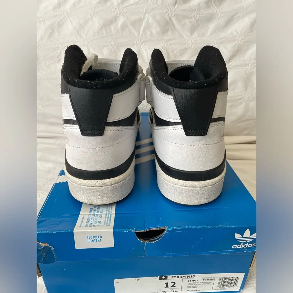 Mens Adidas Forum Mid sneakers - Picture 7 of 10